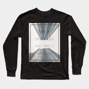 Simple Idea Long Sleeve T-Shirt